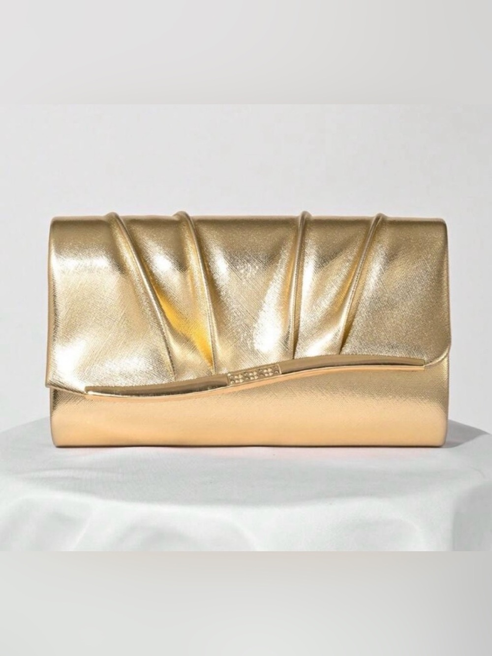 Elegant Gold Clutch Bag